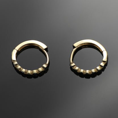 ARPAŞ 14k Bicolor Gold Earrings Hoop Earrings 