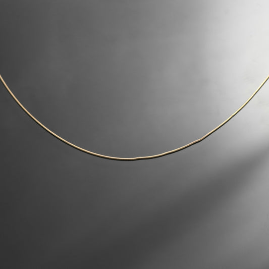 8k yellow gold necklace 