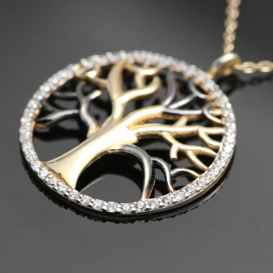 14k Yellow Gold Necklace &amp; Pendant Life 