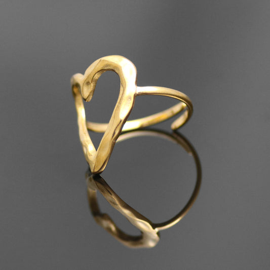 18k Gold Plated Ladies Ring Adjustable Fashion Jewelry Muna 